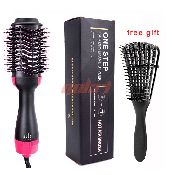 One step hair dryer and styler