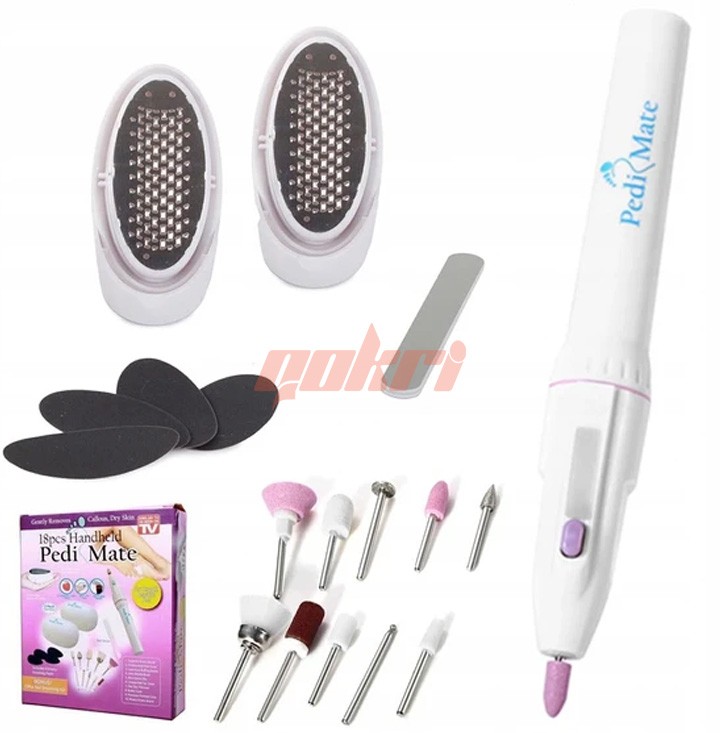 18 pcs handheld pedi mate
